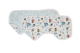 All4ELLA Organic Burp Cloth 2pk - Barnyard
