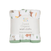 Organic wash cloths 3pk - Forest Friends