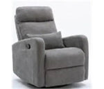 Almitas Delphi Reclining Glider Chair - Charcoal