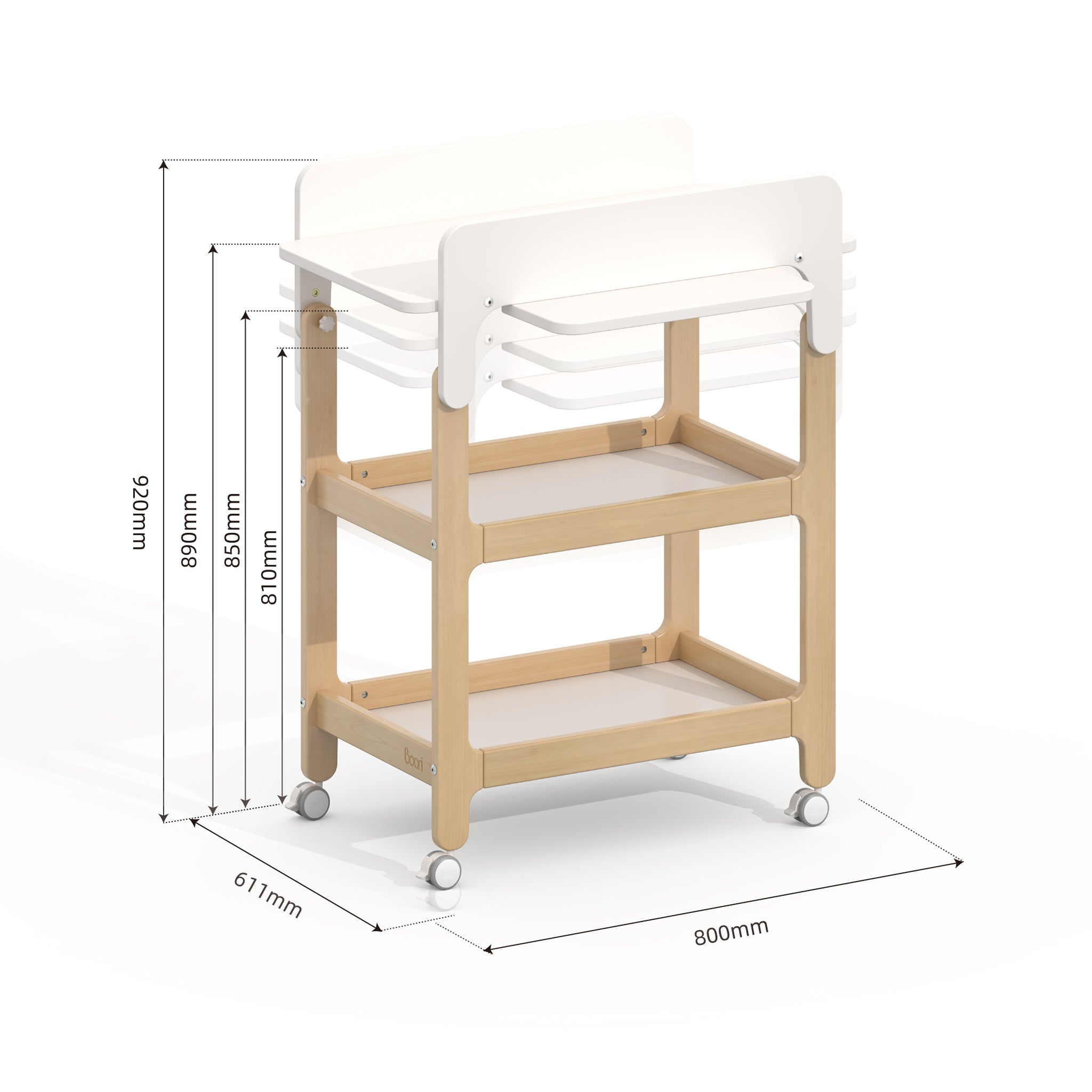 Alva Ergonomic Changer lockable castor wheel detail