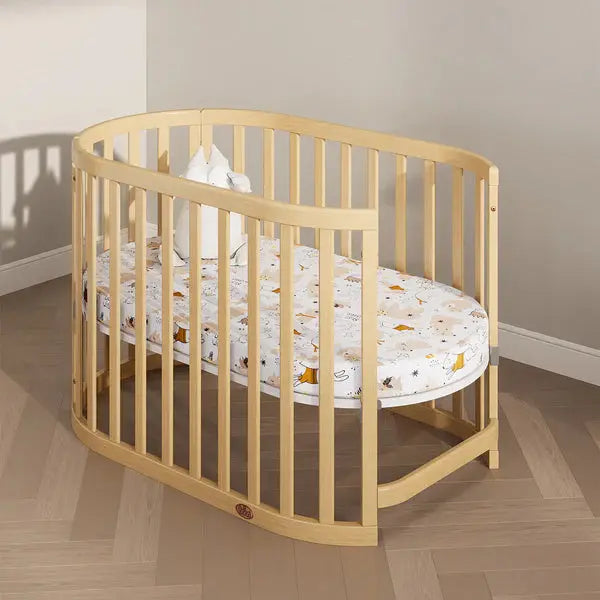 Oval baby cot sales