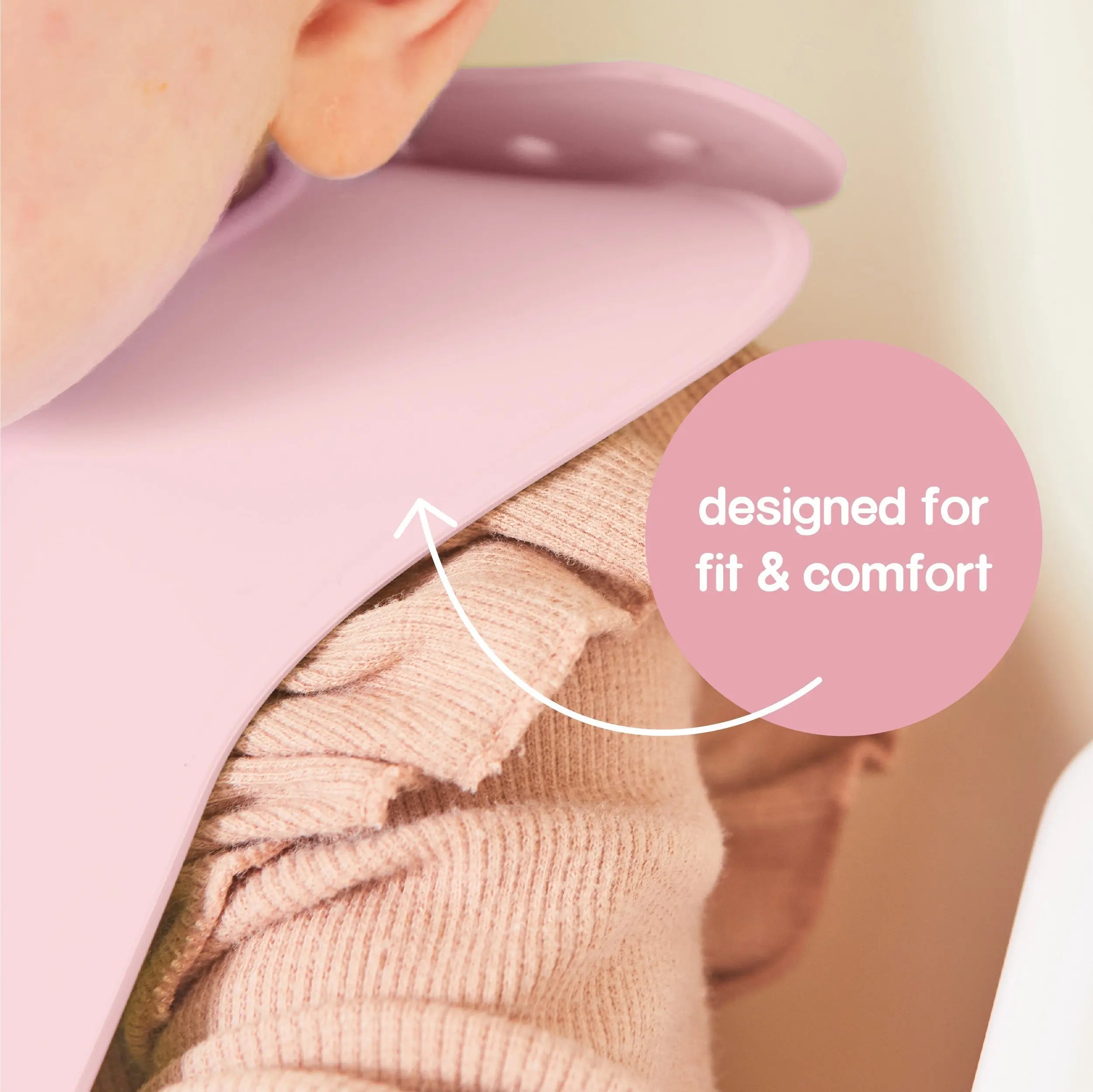 silicone bib - sage