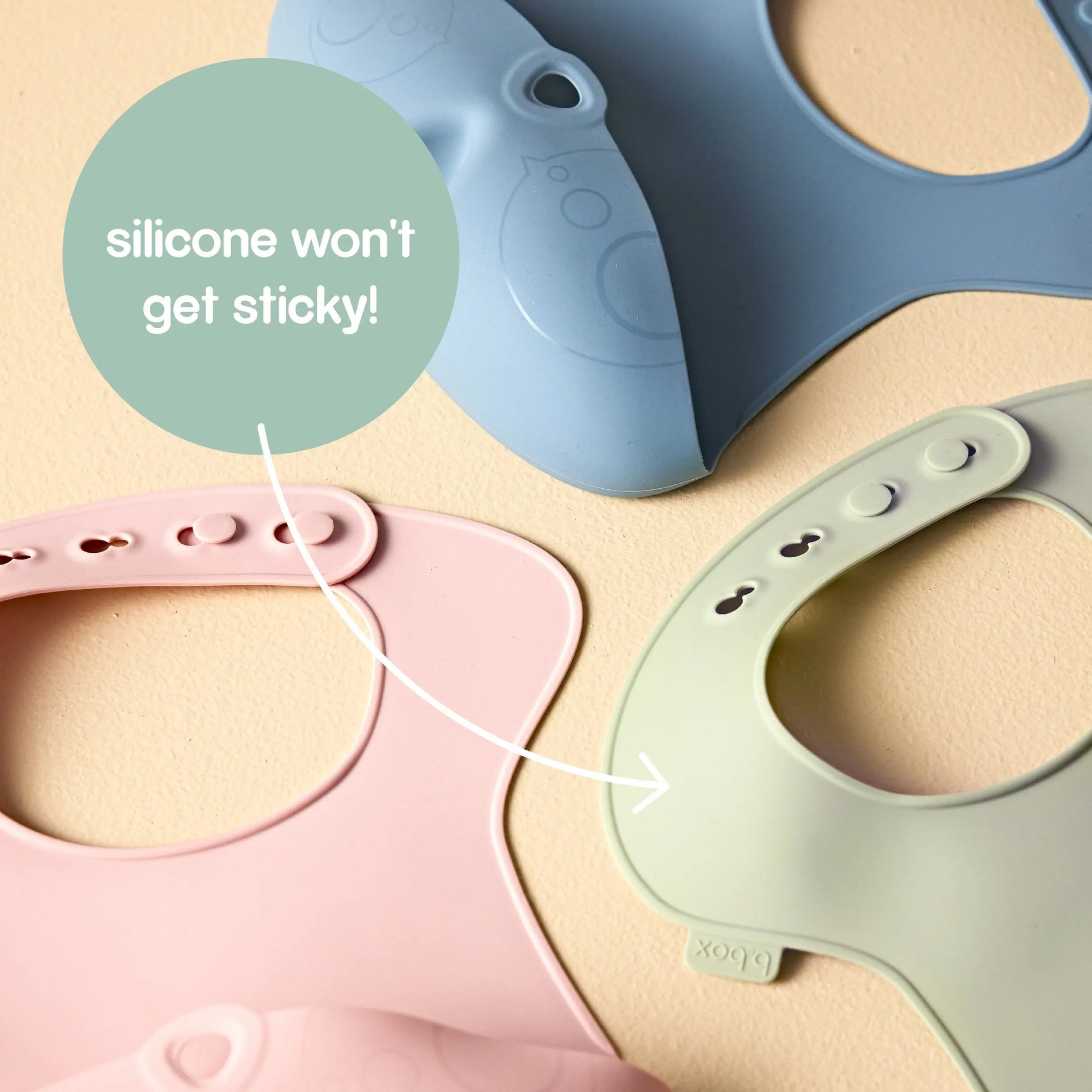 silicone bib - ocean