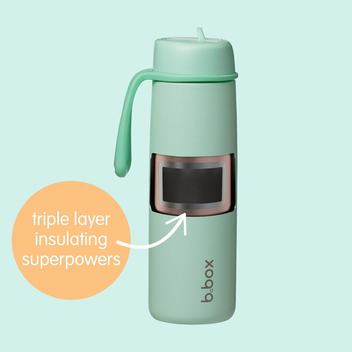 690mL Insulated Flip Top Bottle - pink paradise