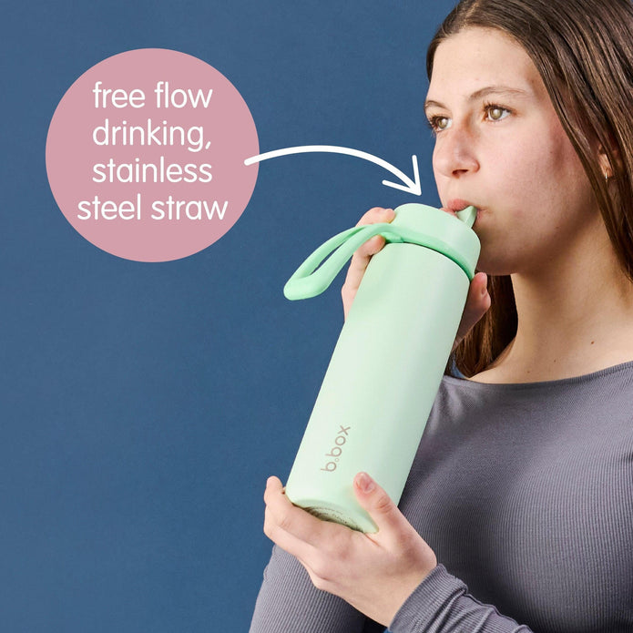 690mL Insulated Flip Top Bottle - lilac love
