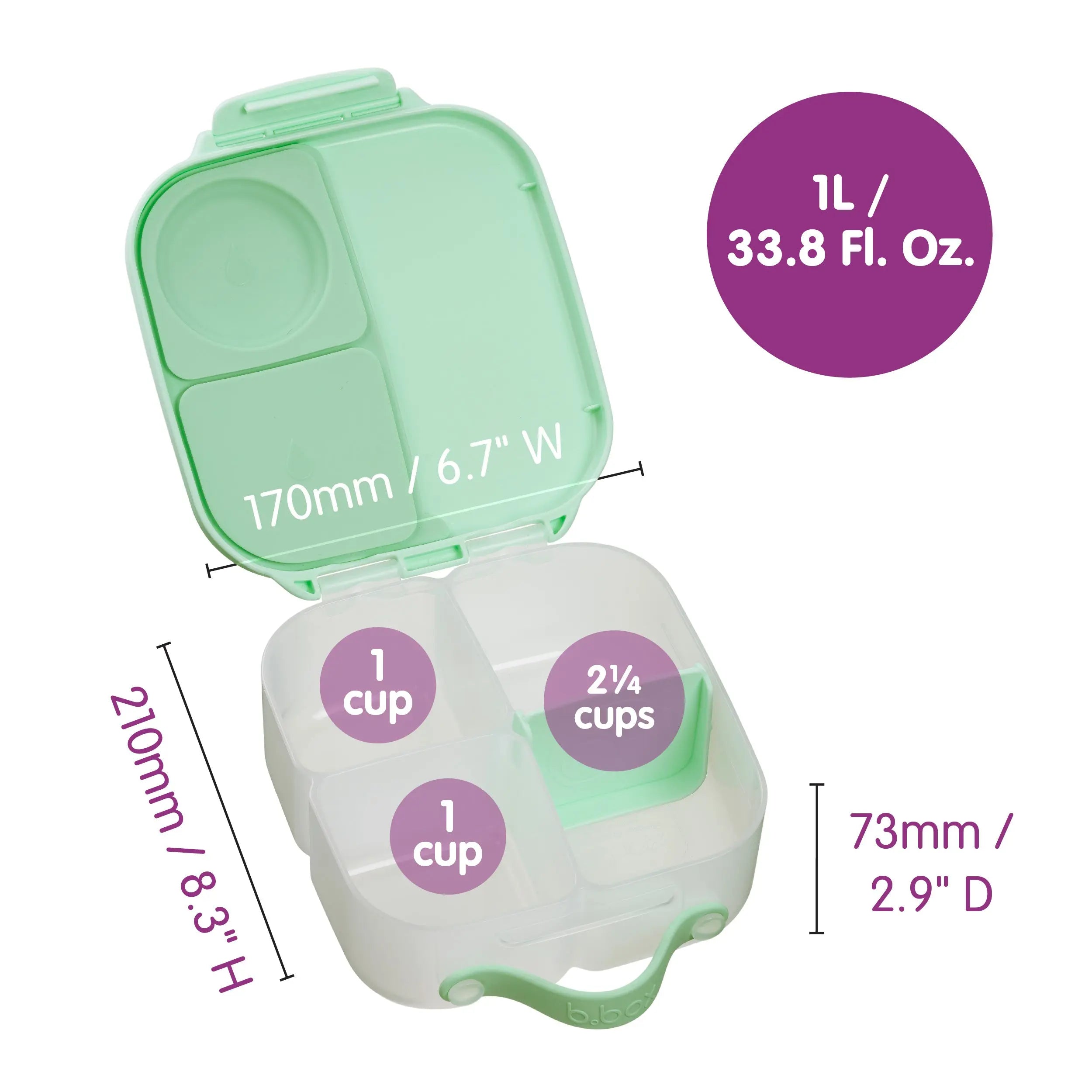 mini lunchbox - flamingo fizz