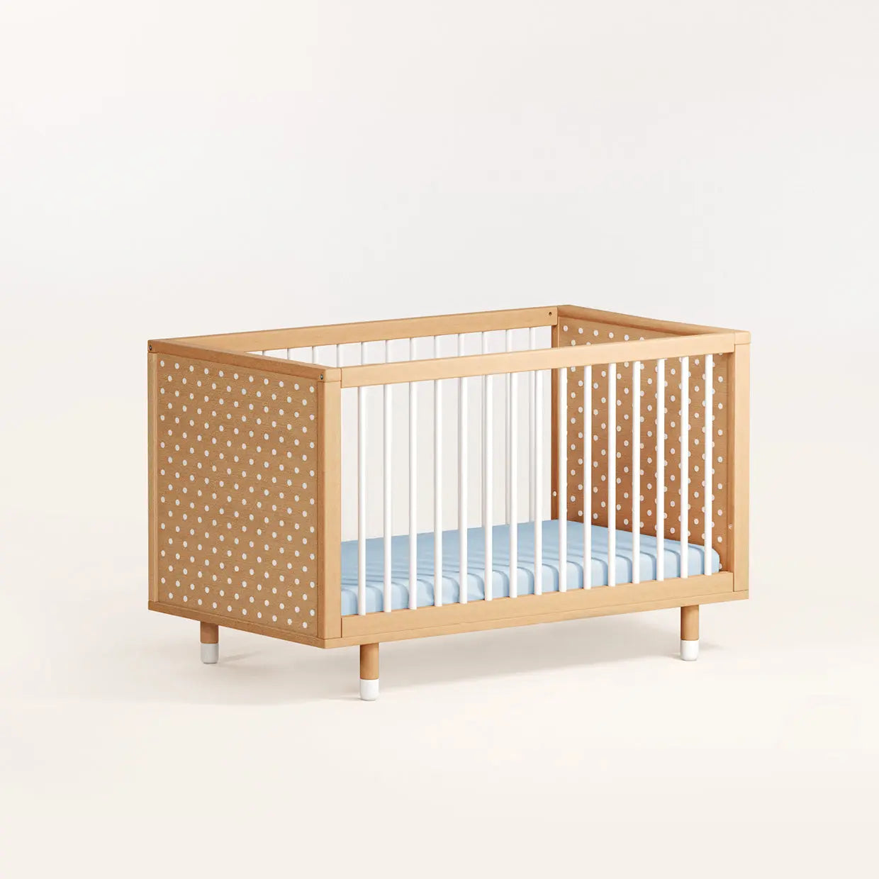Bold Baby Cot - Blue and Deep Blue