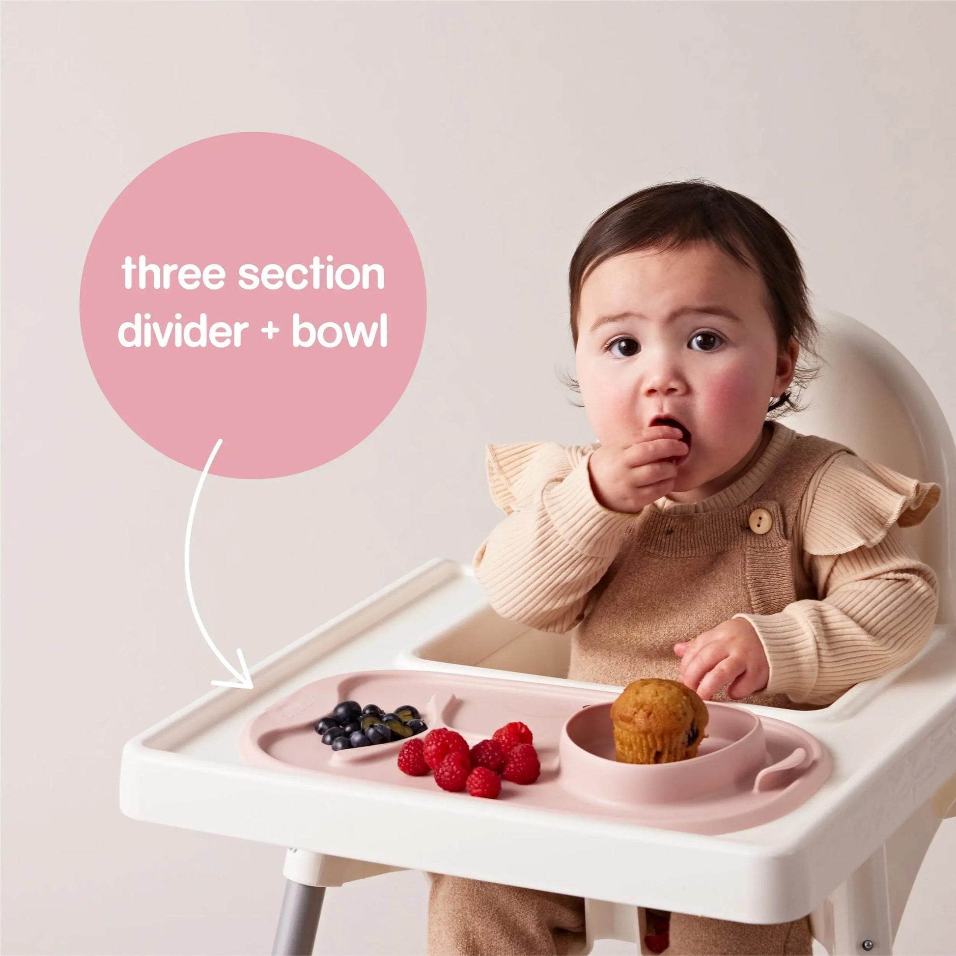 BBox Roll + Go Mealtime Mat - Blush