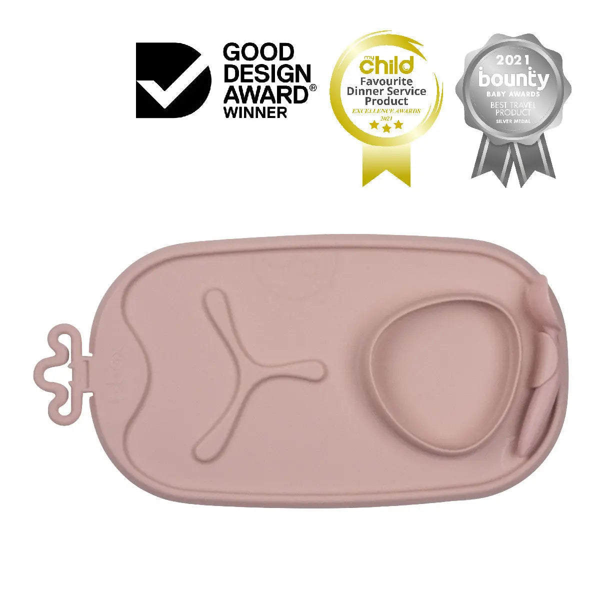 BBox Roll + Go Mealtime Mat - Blush