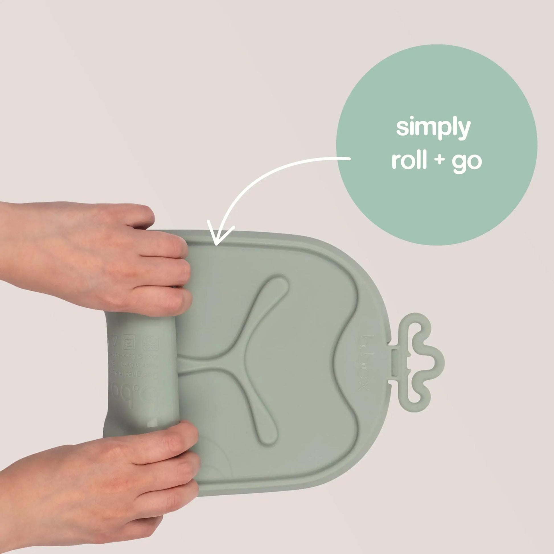 BBox Roll + Go Mealtime Mat - Sage