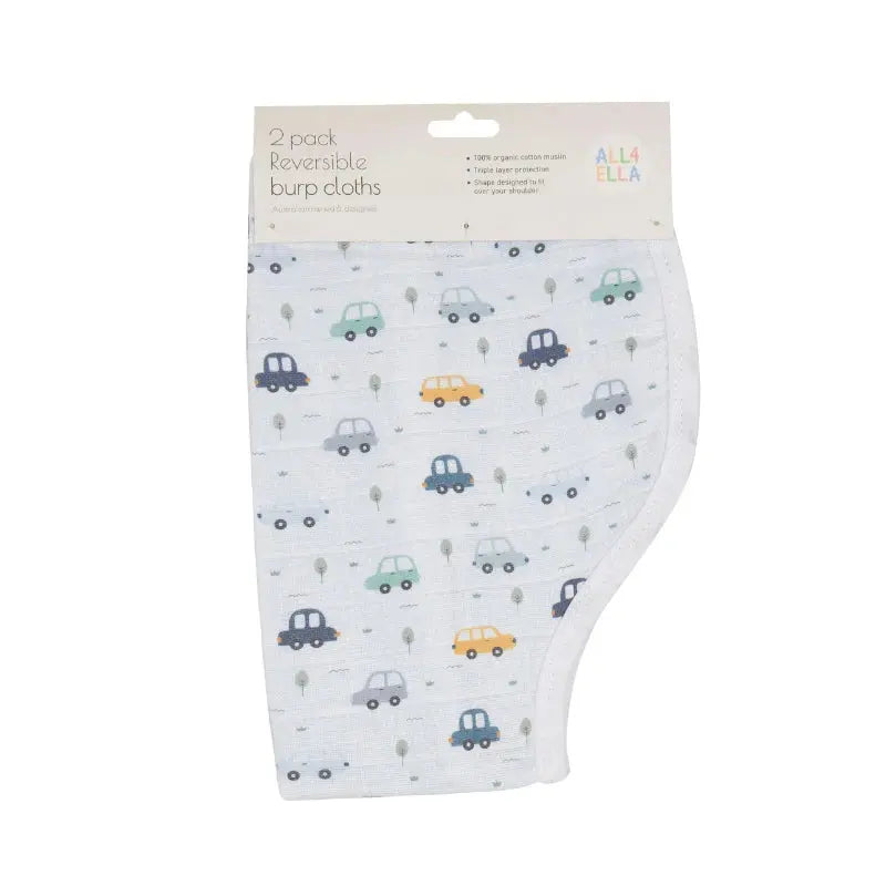 All4ELLA Organic Burp Cloth 2pk  