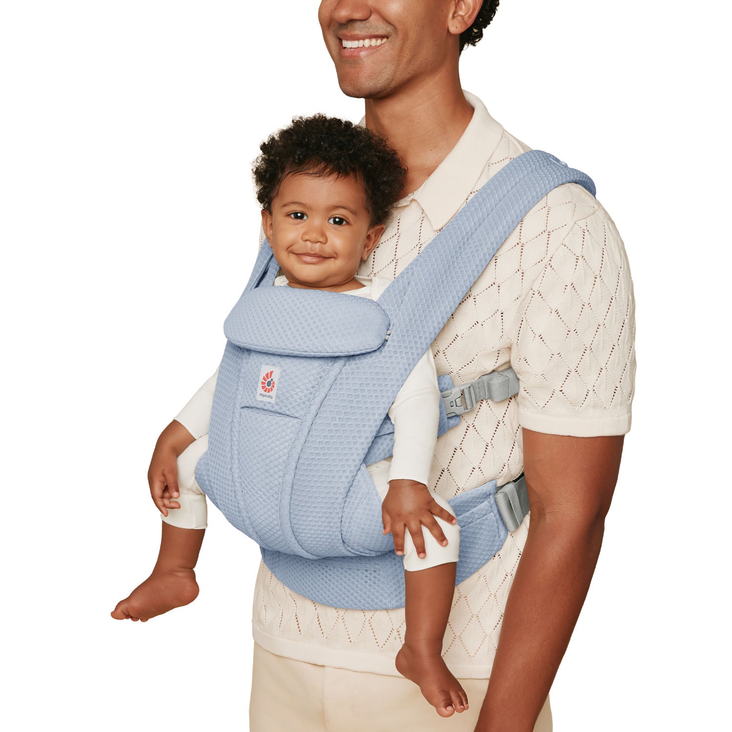 Ergobaby Omni Deluxe Mesh Baby Carrier - Serene Blue