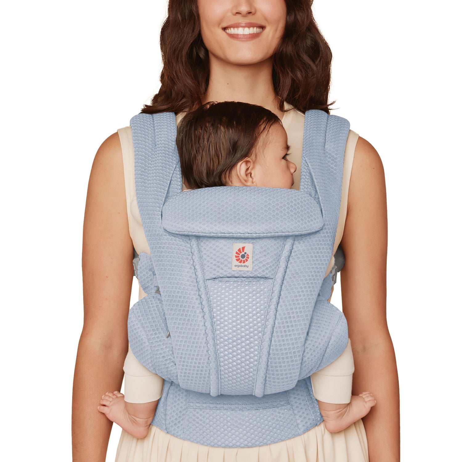 Ergobaby Omni Deluxe Mesh Baby Carrier - Serene Blue