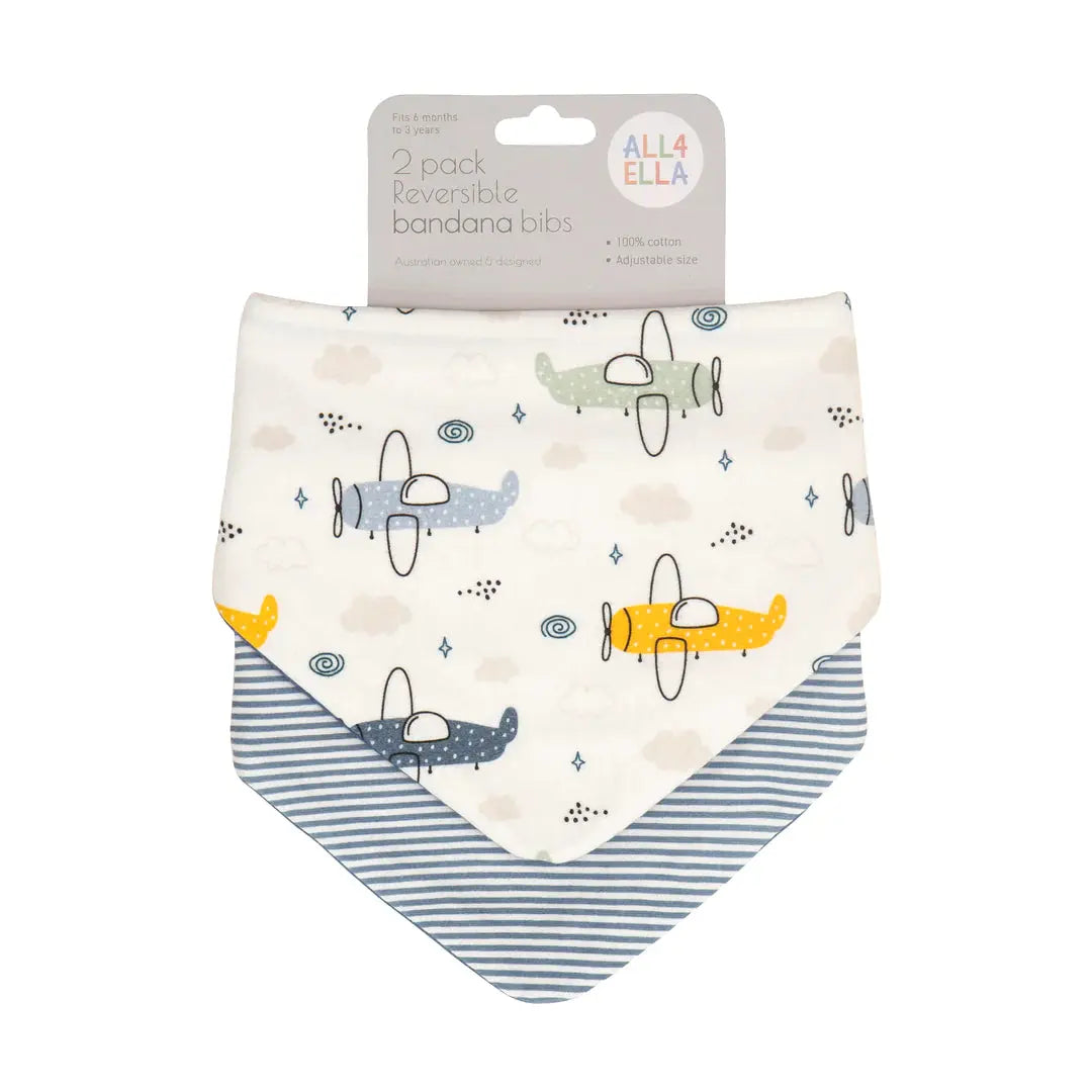 All4ELLA Bandana Bibs 2pk  