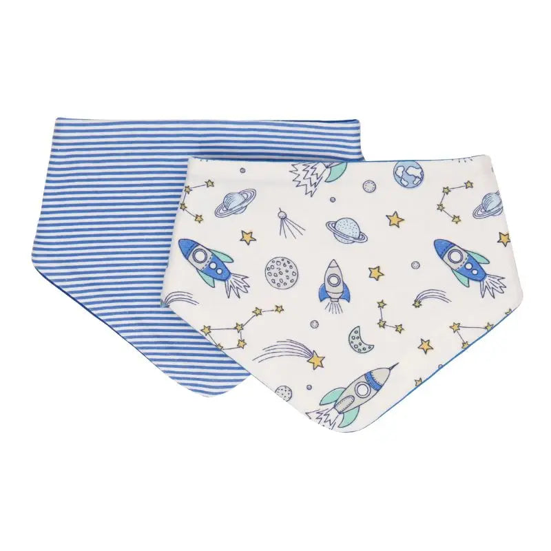 Bandana bibs 2pk - Blast Off