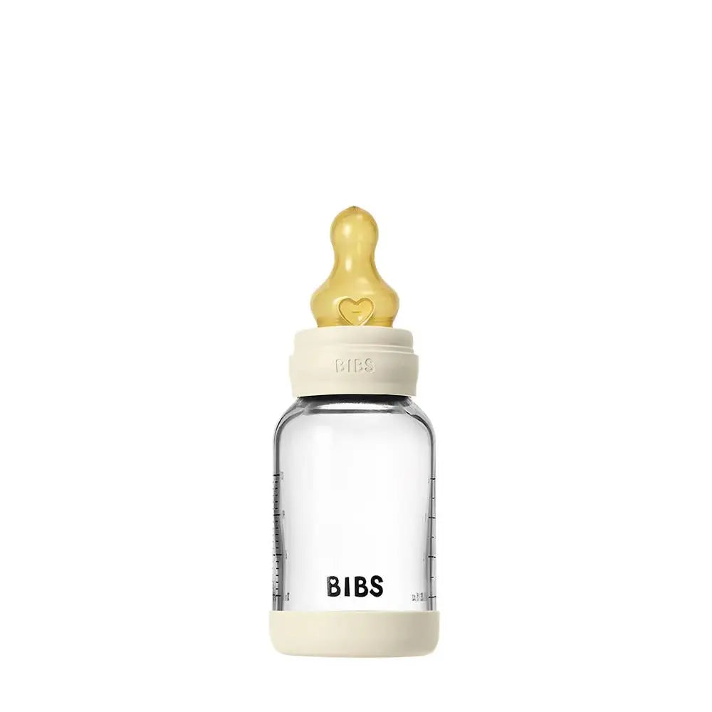 Baby Glass Bottle Set 120ml Latex - Ivory