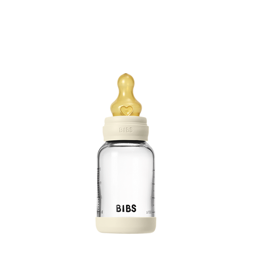 Baby Glass Bottle Set 120ml Latex - Ivory