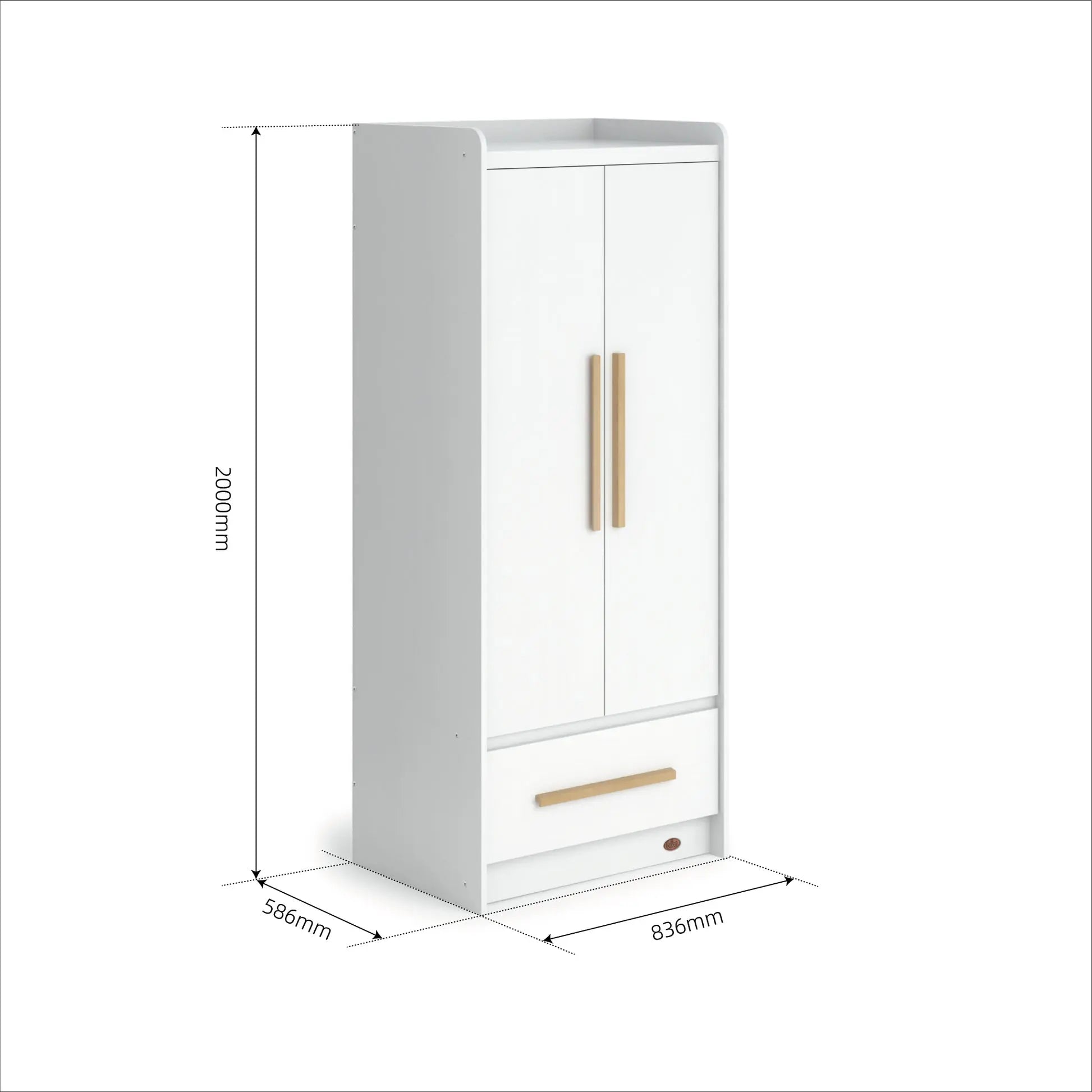 Boori Neat 2 Door Wardrobe | Baby Little Planet