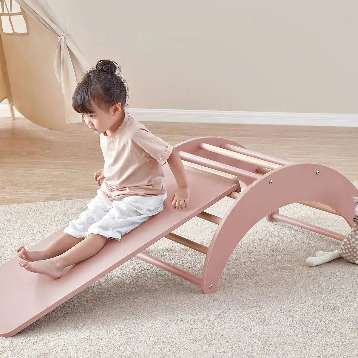 Boori Tidy Climbing Arch + Ramp 2 Piece Set - Cherry and Almond  