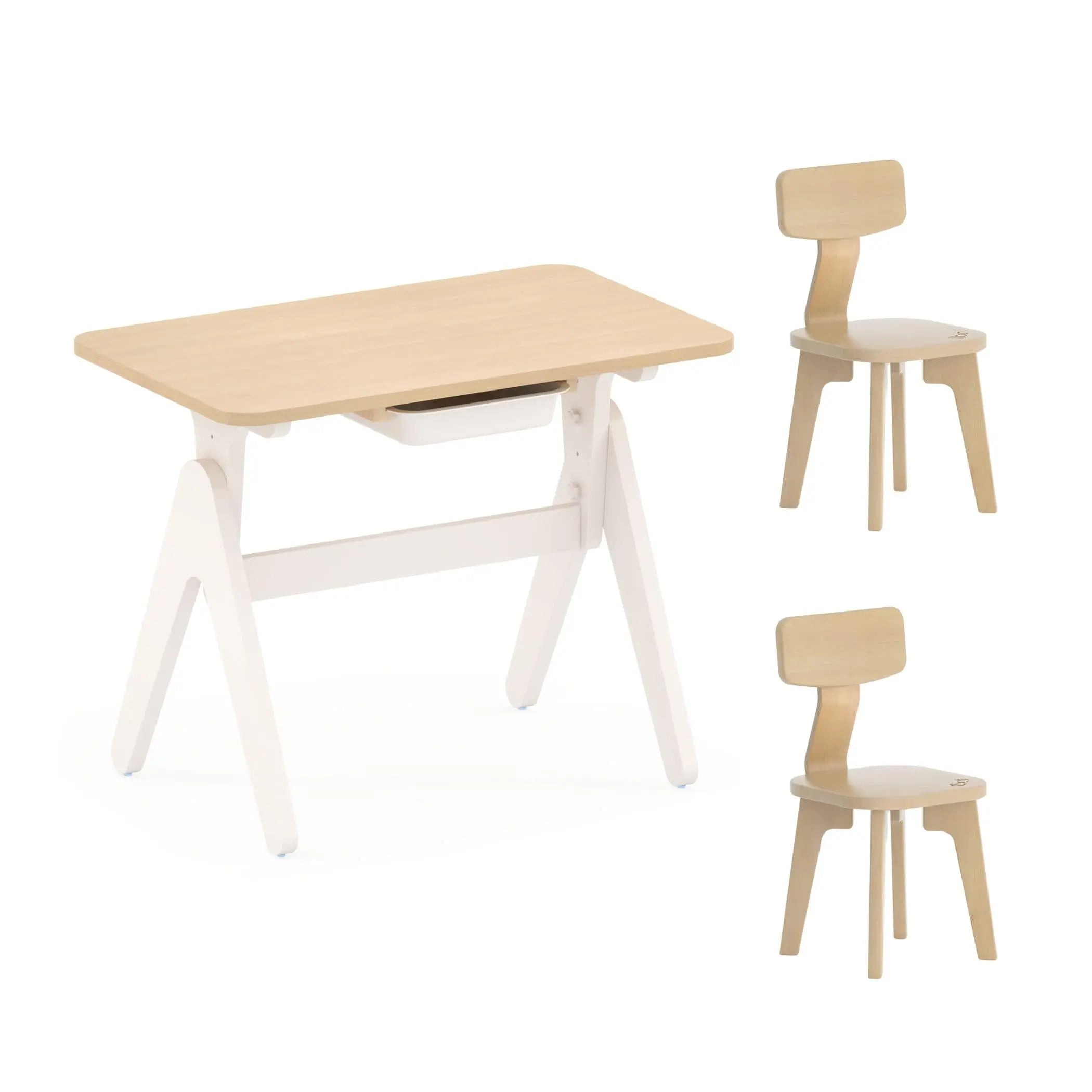 Tidy Learning Table & 2 Chairs Bundle