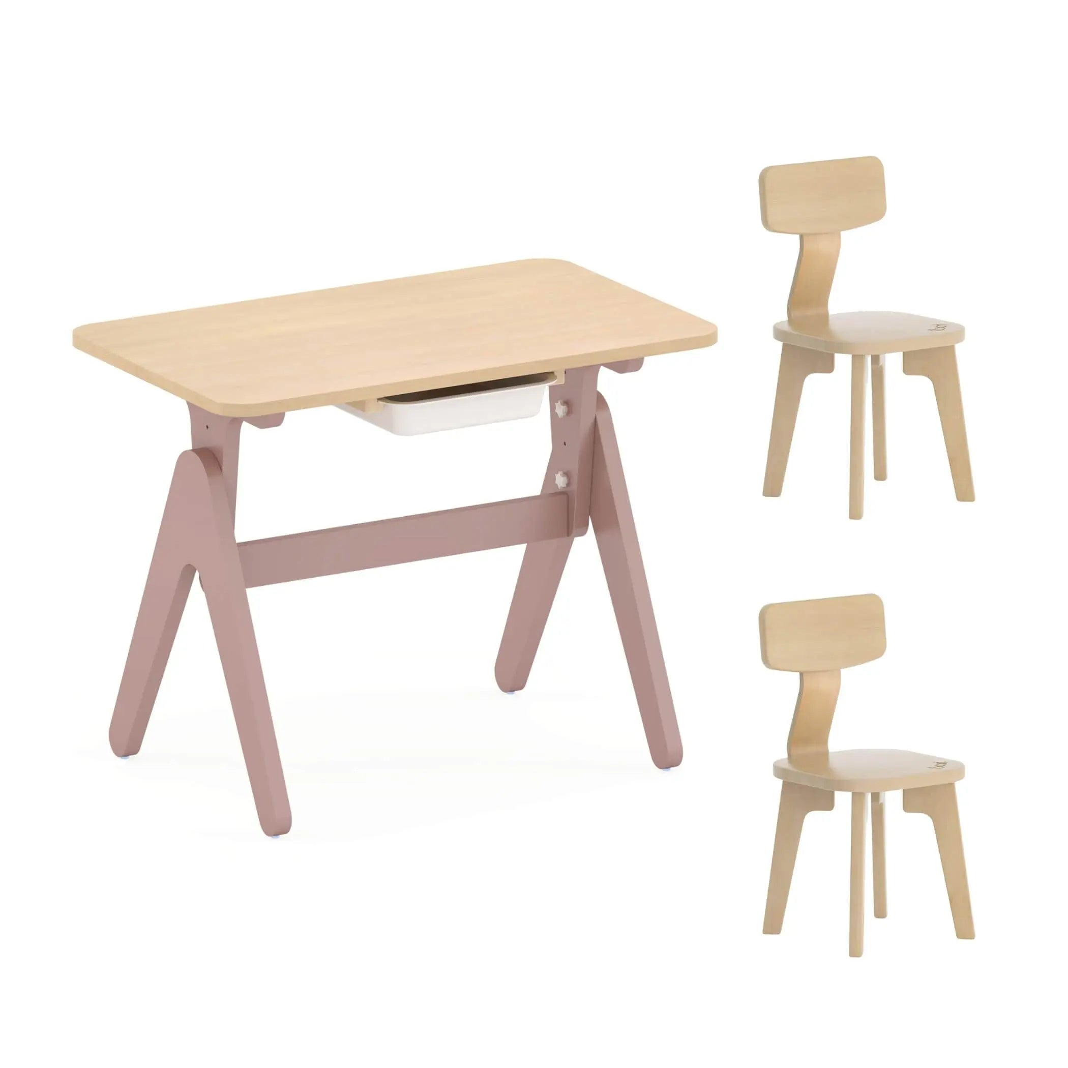 Tidy Learning Table & 2 Chairs Bundle