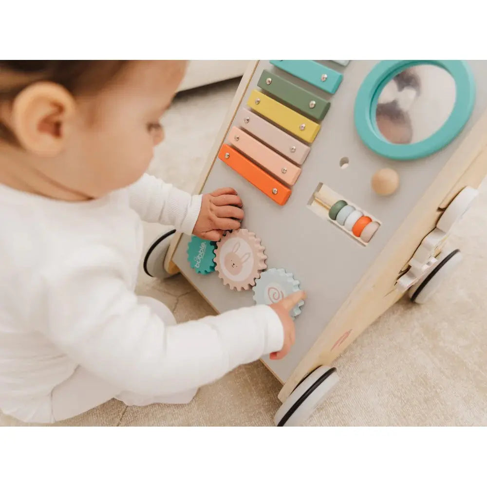 Bubble Wooden Activity Play Walker  