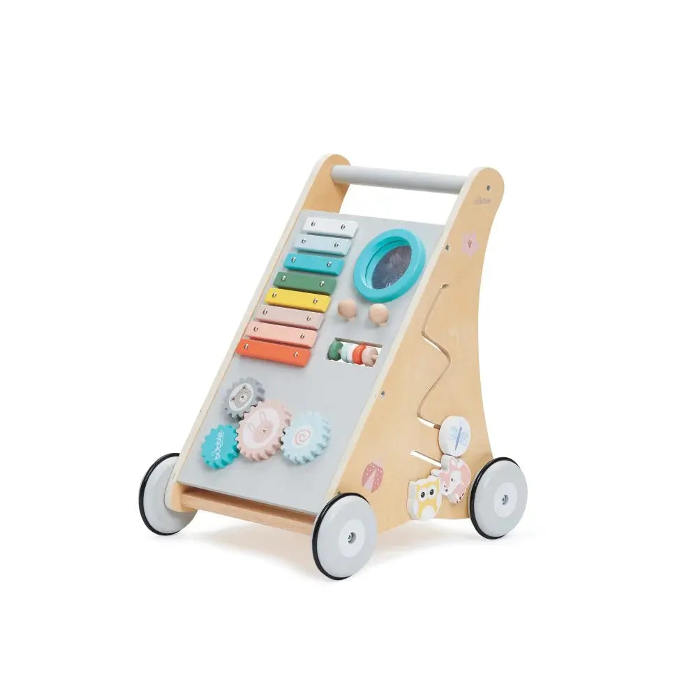 Bubble Wooden Activity Play Walker  