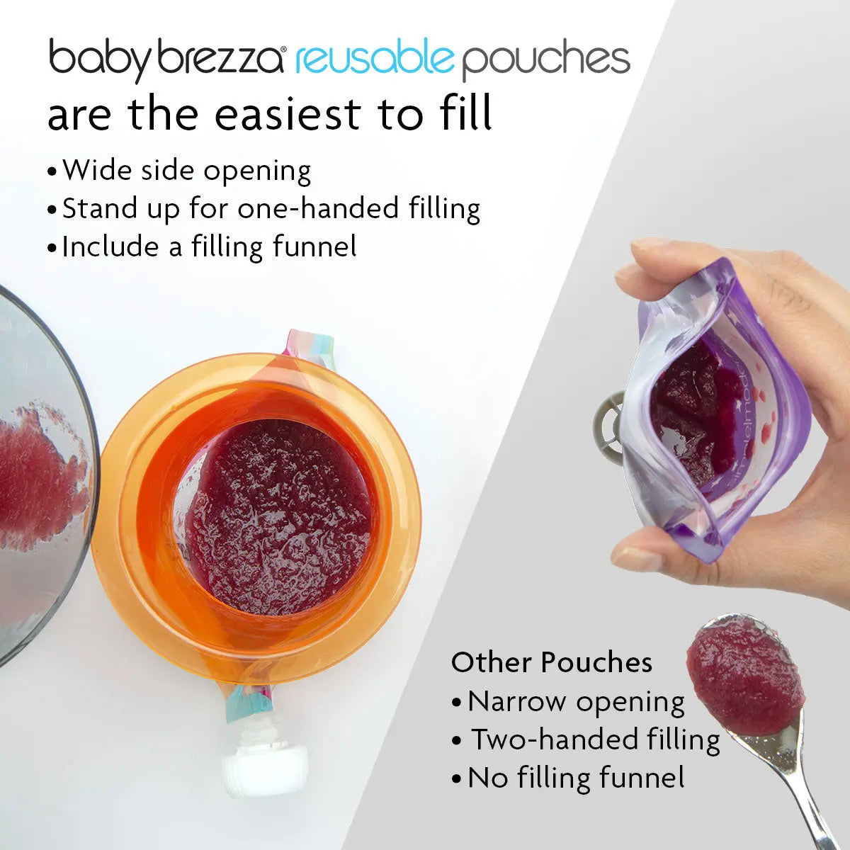 Baby Brezza Food Pouches for the Food Maker