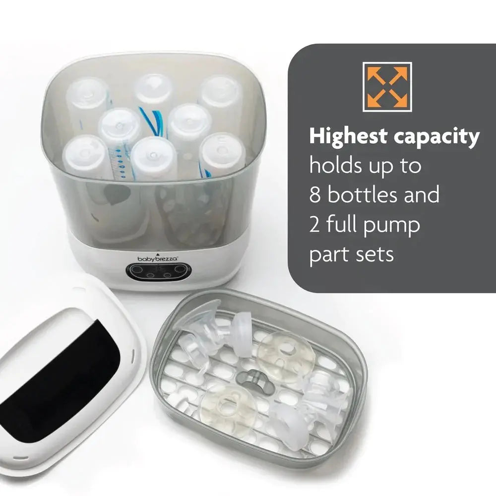 Baby Brezza Formula Pro Advanced Dispenser + Steriliser Bundle