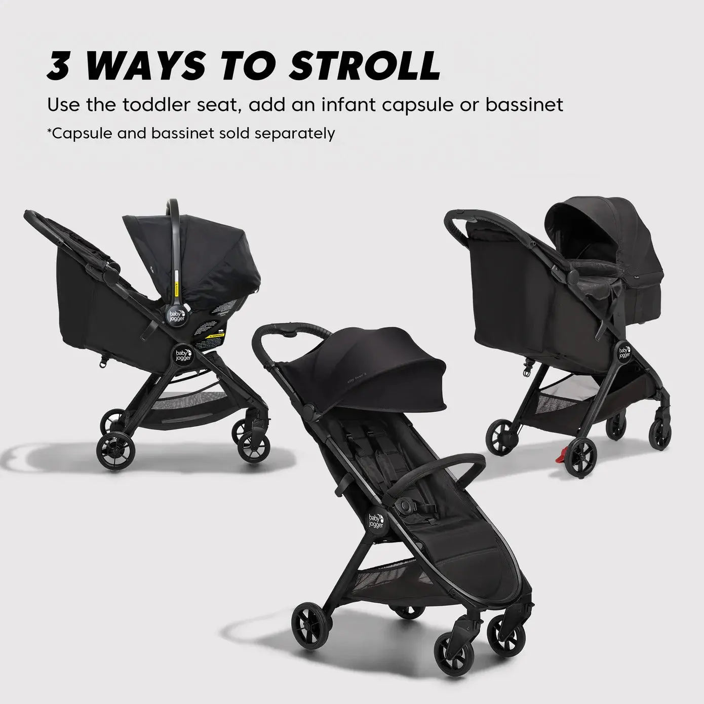 Baby Jogger City Tour 2 Stroller Premium Eco Black