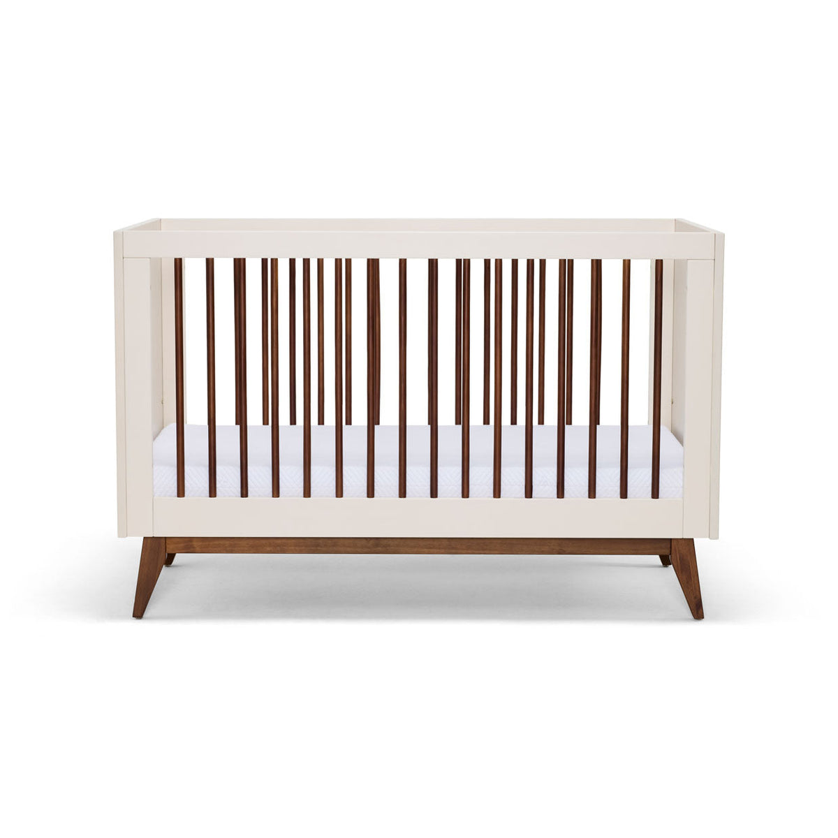 Babyrest Hugo Cot converted to a junior bed with the Junior Bedrail