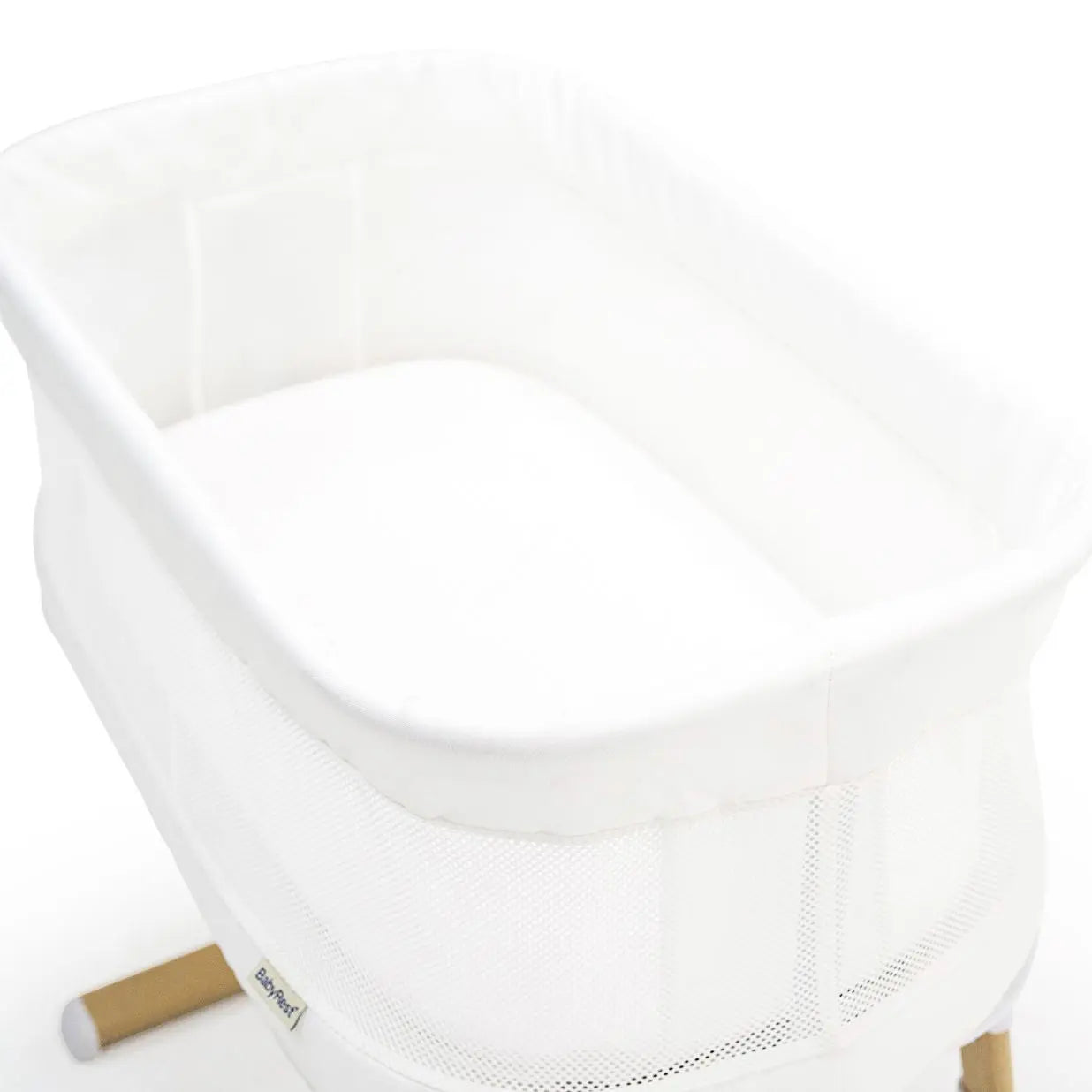 Swan Smart Electronic Bassinet White/Natural