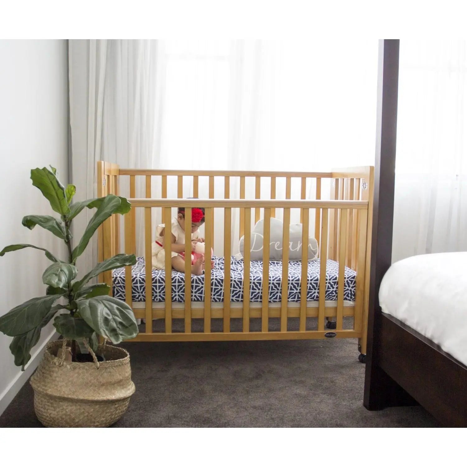 Fold N Go Timber Cot