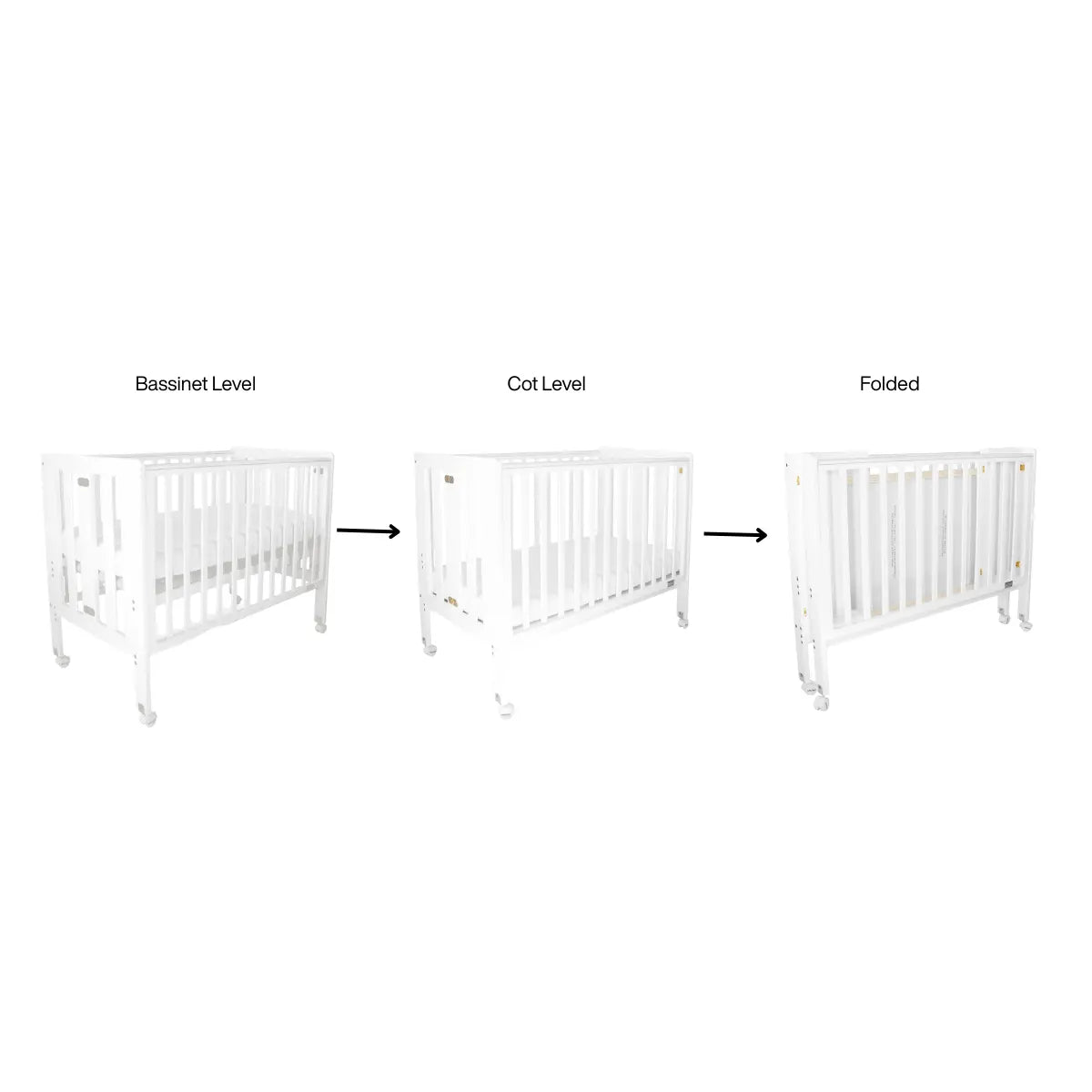 Fold N Go Timber Cot