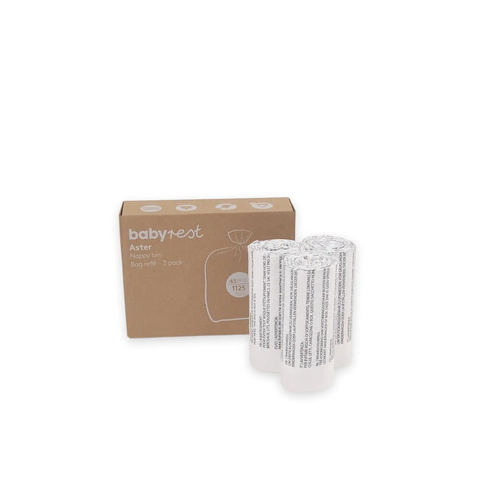 Babyrest Aster Nappy Bin Bags Refill 3 pack