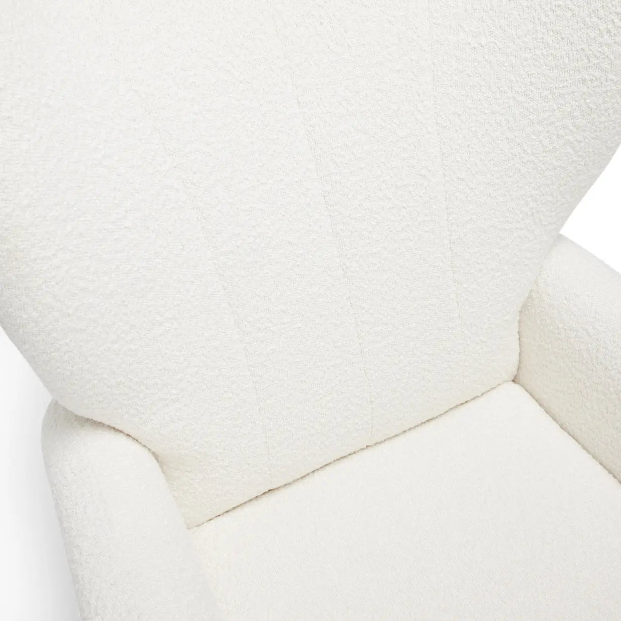 Celeste Electric Nursery Chair - White Boucle