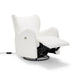 Celeste Electric Nursery Chair - White Boucle