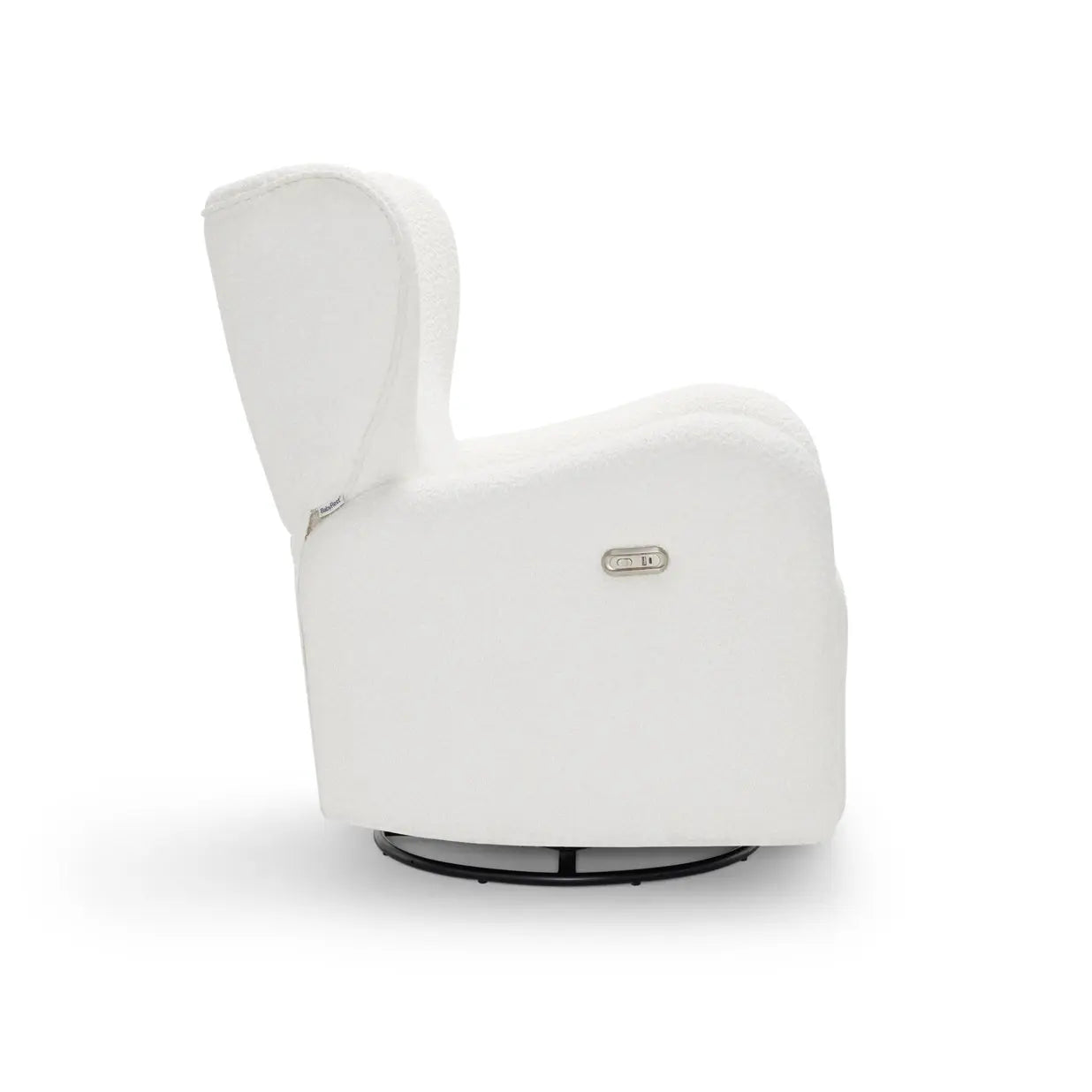Celeste Electric Nursery Chair - White Boucle