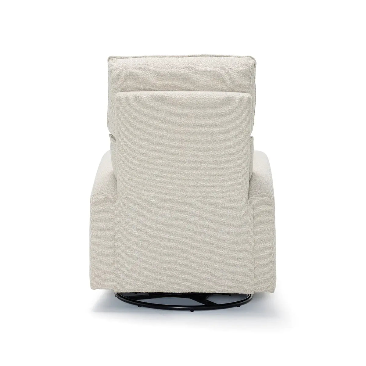 Harlow Electric Nursery Chair Oat shown reclined