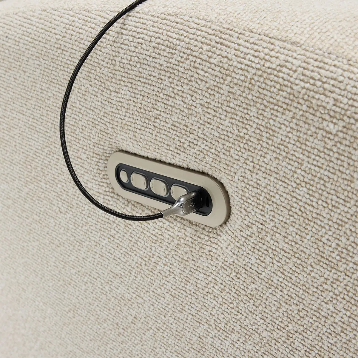 Harlow Electric Nursery Chair Oat, adjustable head and neck support