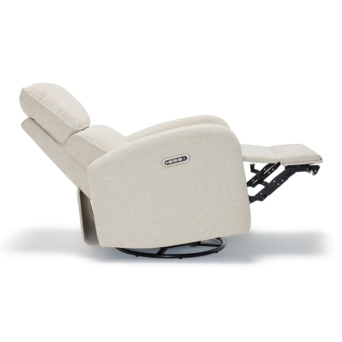 Harlow Electric Nursery Chair Oat, rear view