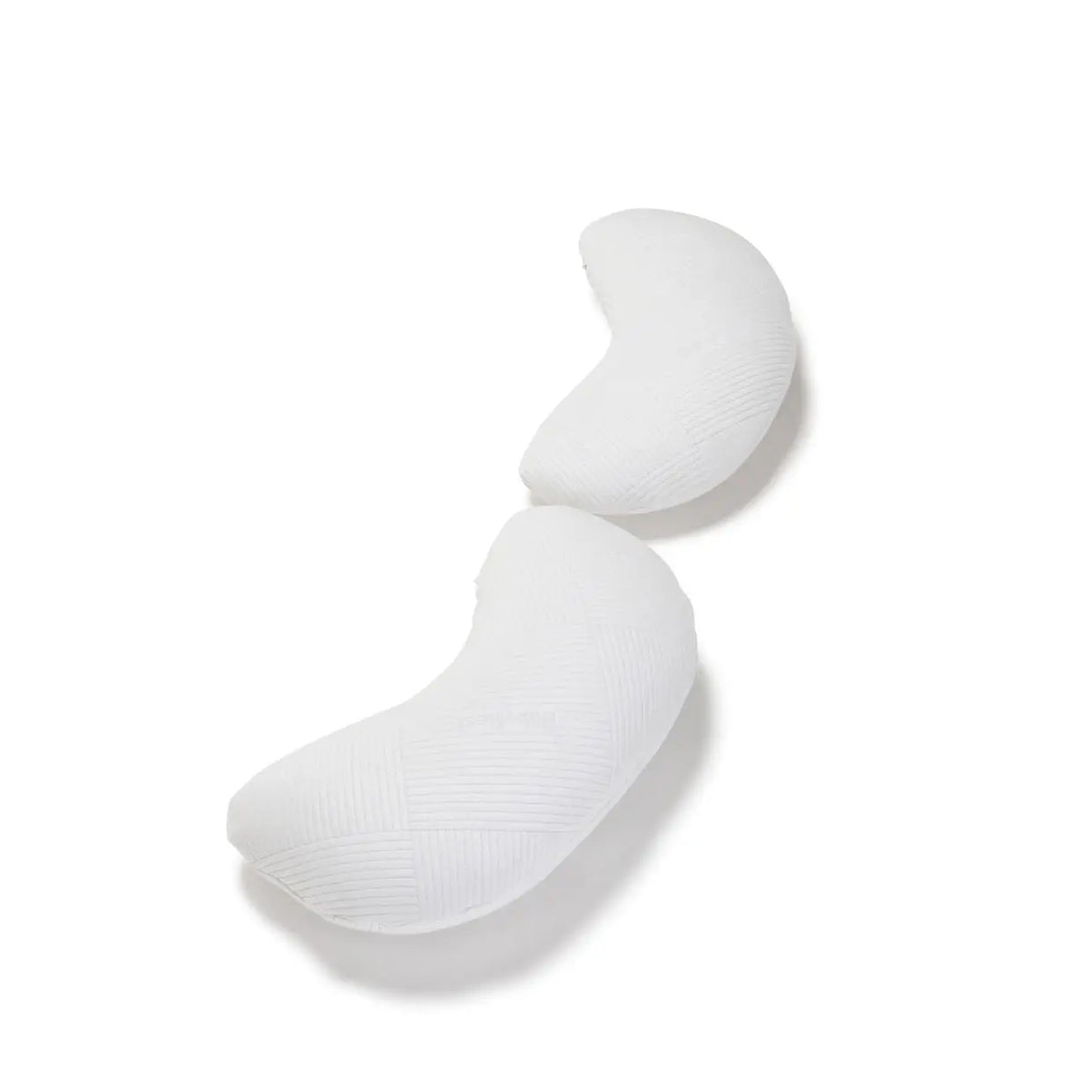 Babyrest Haven Maternity Pillow connected into a full-body pregnancy pillow
