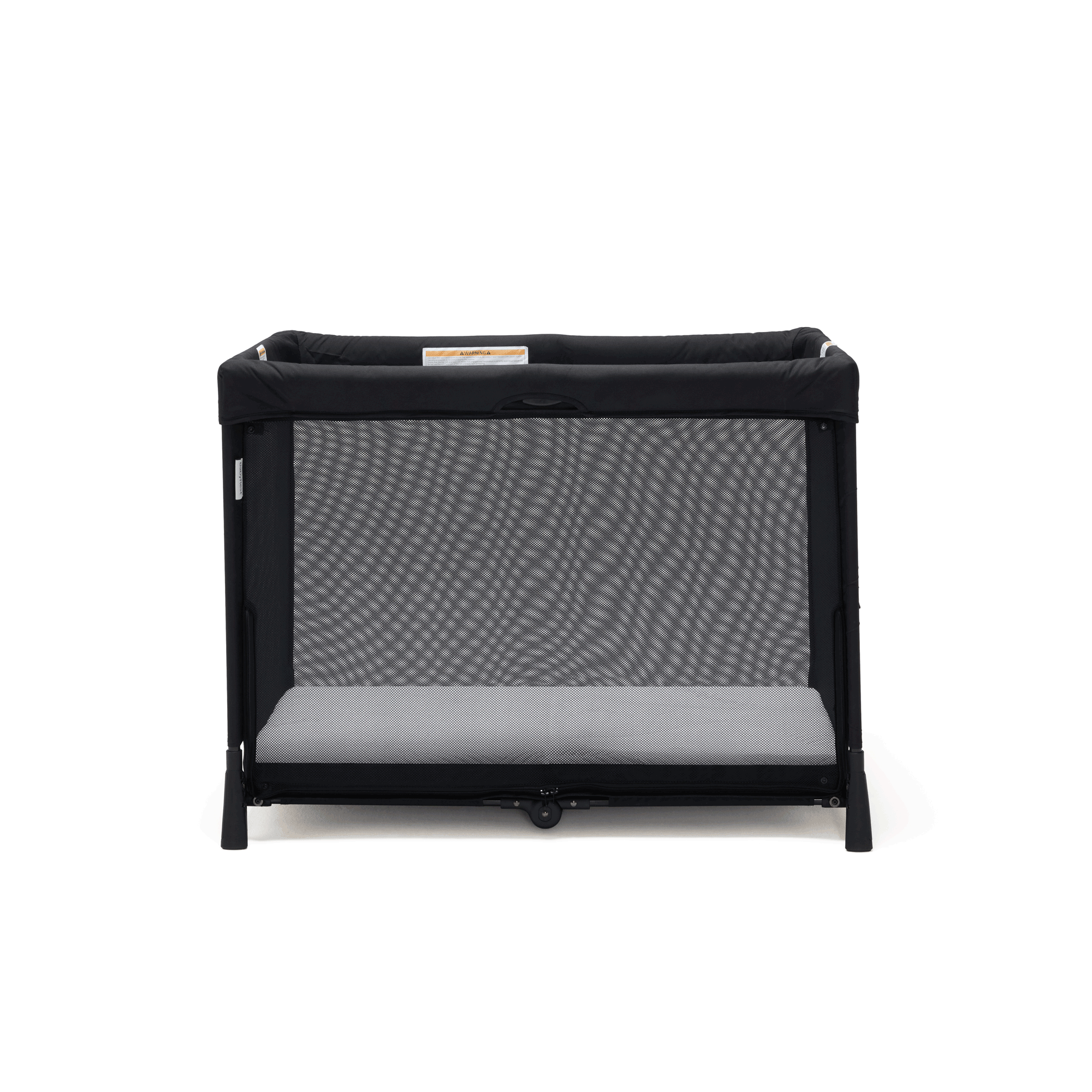 Animation of the Babyrest Journey 2-in-1 Travel Cot folding down for travel