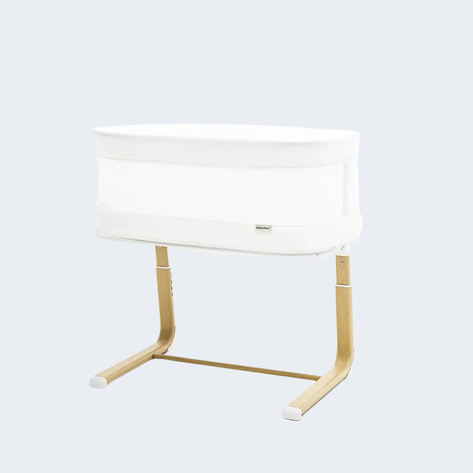 Babyrest Swan Smart Electronic Bassinet White/Natural  