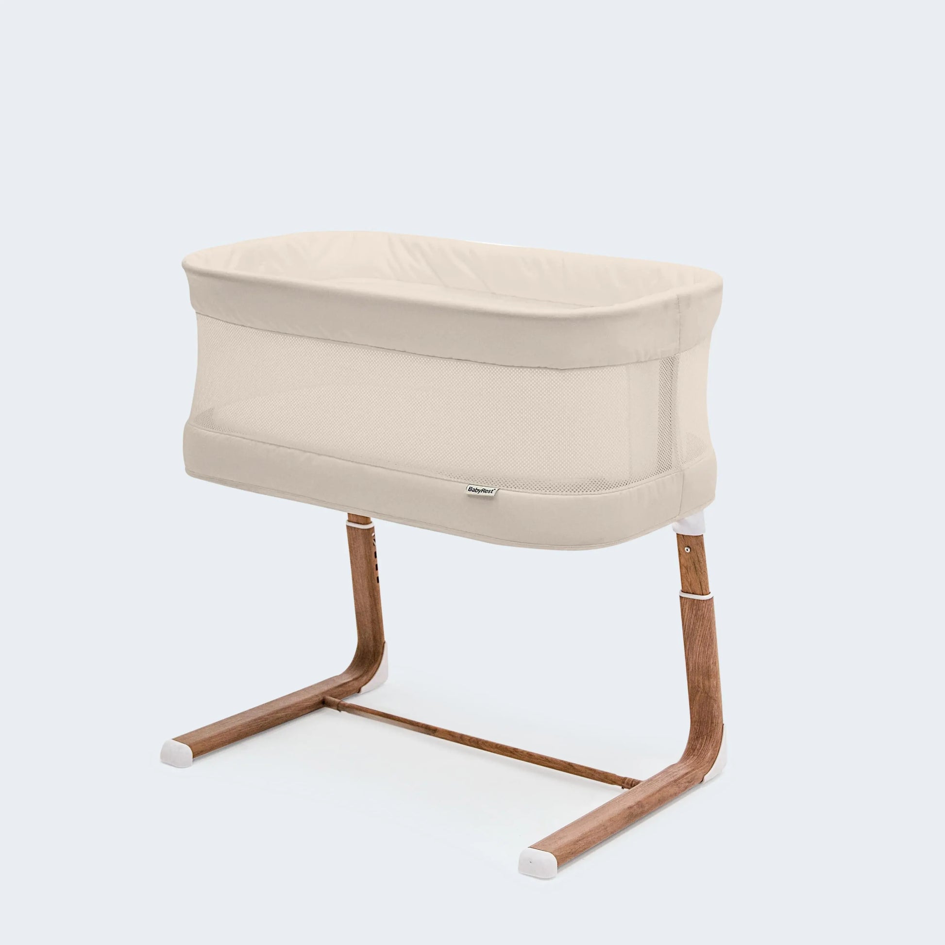 Babyrest Swan Smart Electronic Bassinet White/Natural  