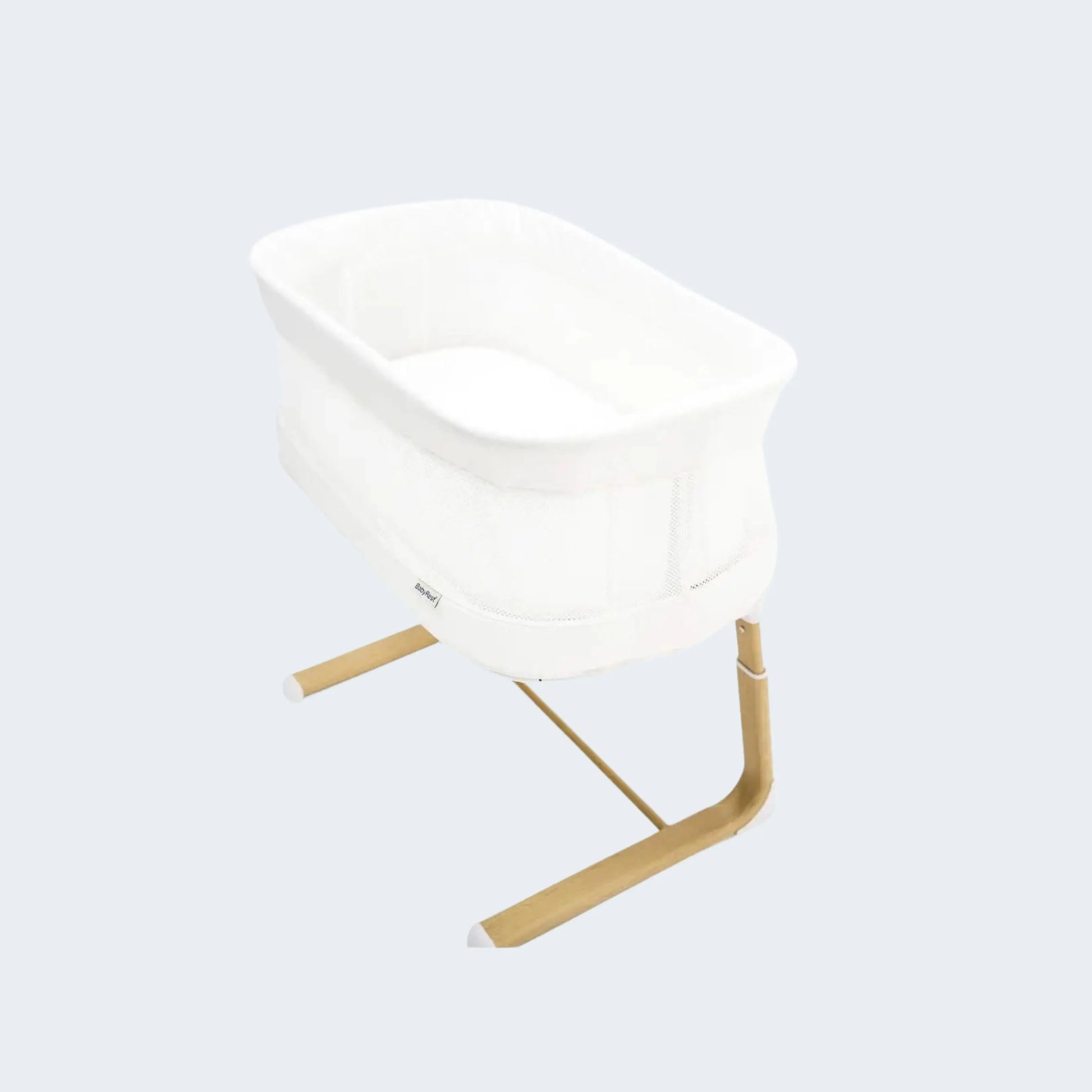 Babyrest Swan Smart Electronic Bassinet White/Natural  
