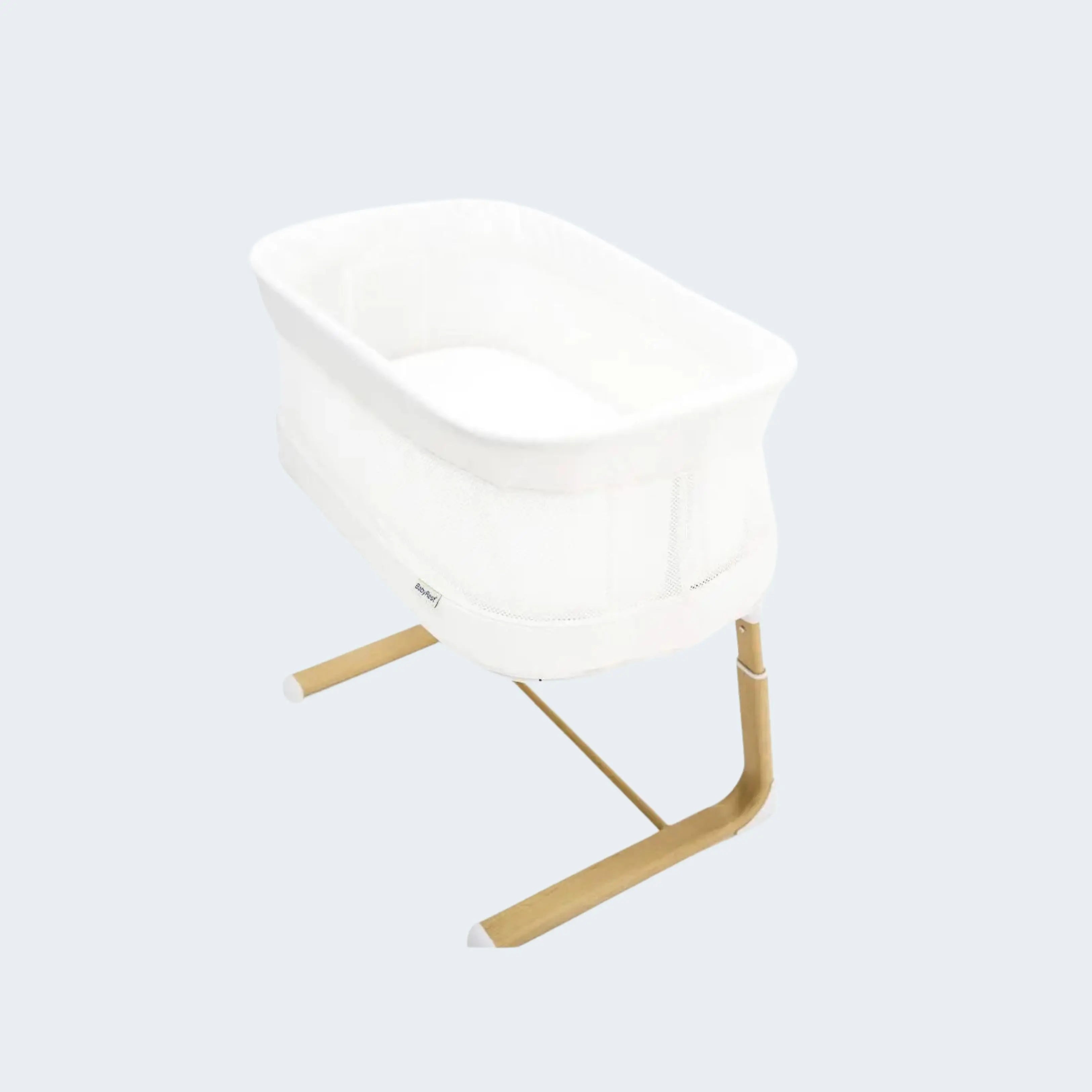Babyrest Swan Smart Electronic Bassinet White/Natural  