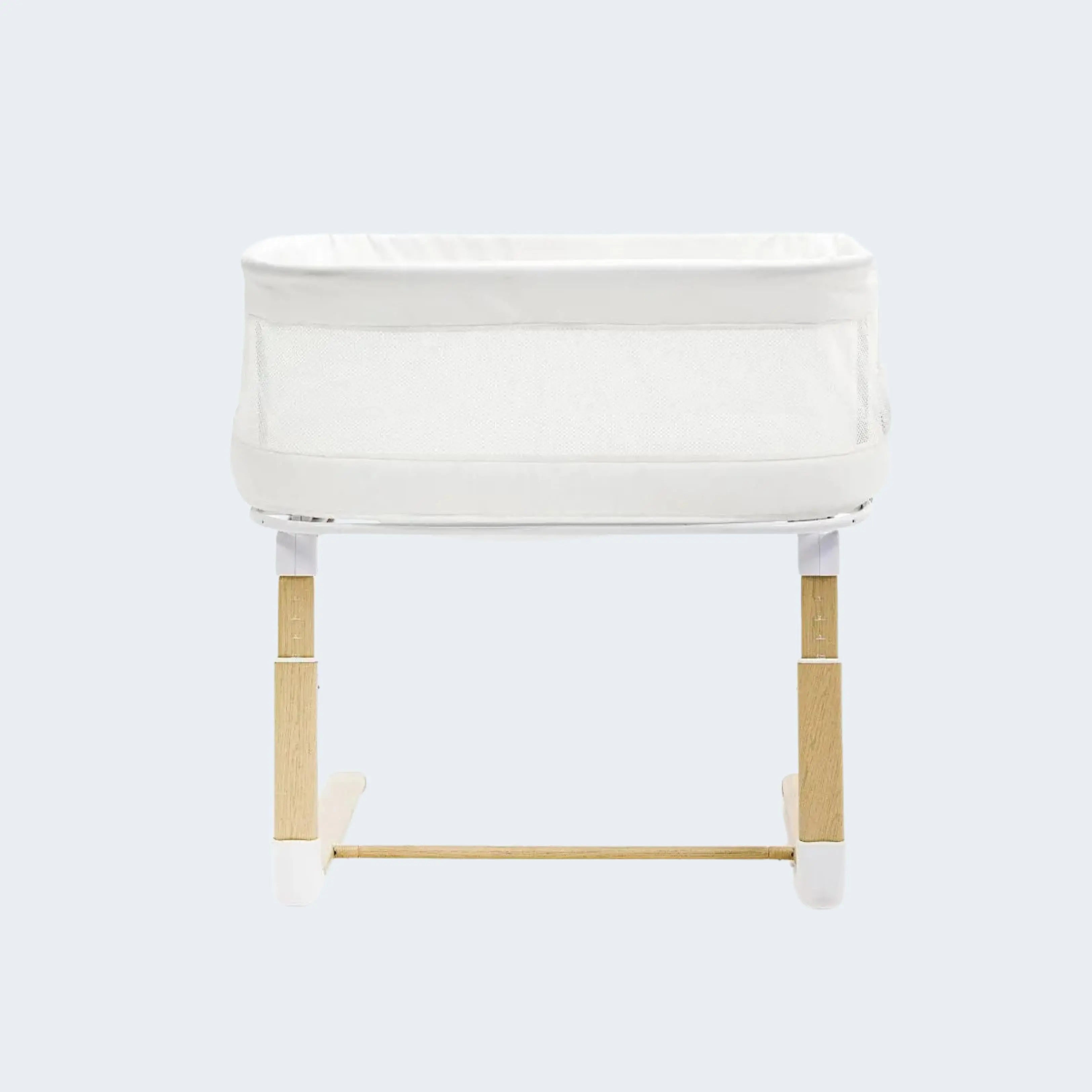 Babyrest Swan Smart Electronic Bassinet White/Natural  