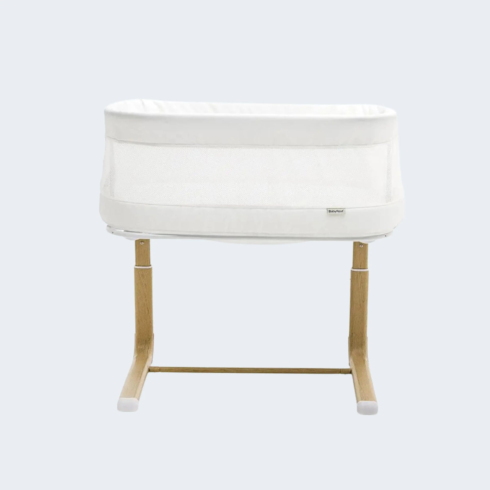 Babyrest Swan Smart Electronic Bassinet White/Natural  