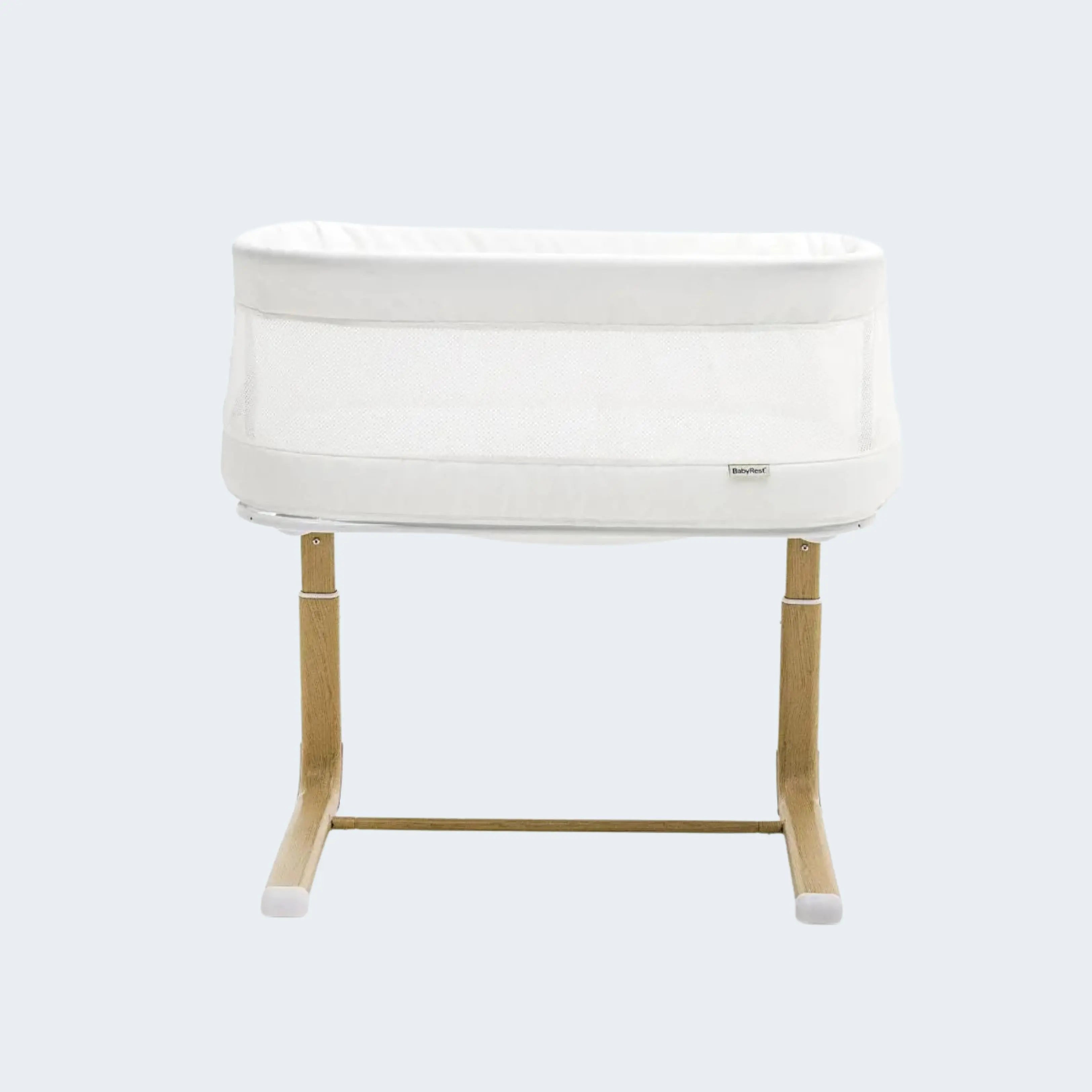 Babyrest Swan Smart Electronic Bassinet White/Natural  